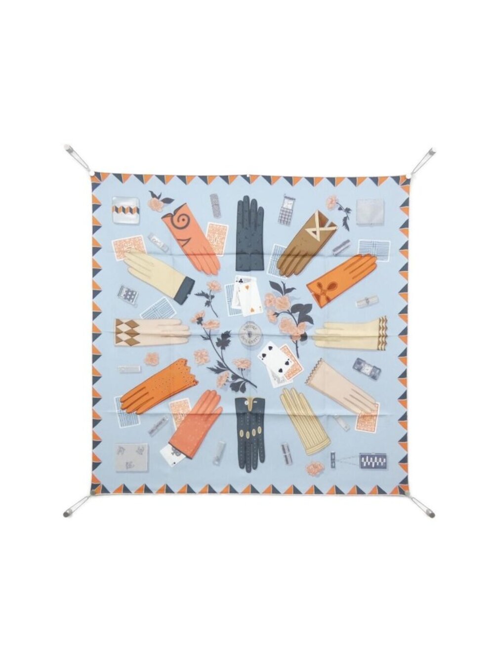 Hermes L'heure Des Gants Carre Scarf - Picture 1 of 3